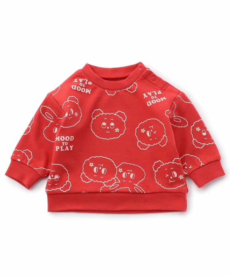 Bpop POP総柄トレーナー