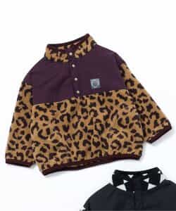 ★SALE★総柄フリーススナッププルオーバー(セットアップ可)