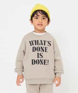 WEB限定  あったか裏起毛ロゴトレーナー(セットアップ可)