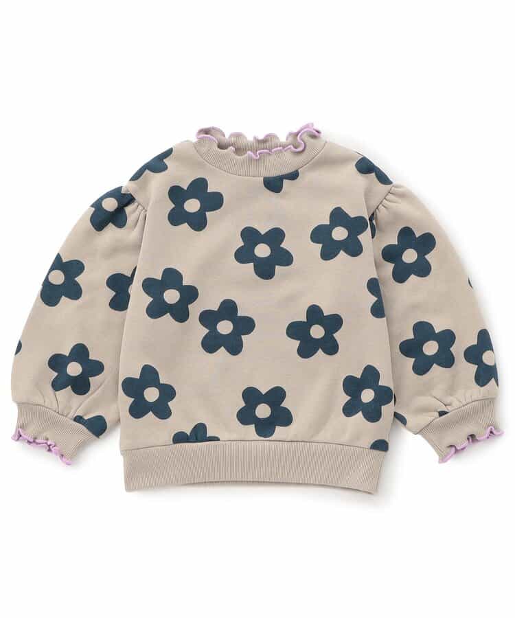 WEB限定  メロウフリル裏起毛トレーナー