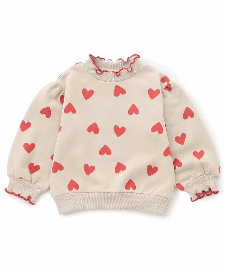 WEB限定  メロウフリル裏起毛トレーナー