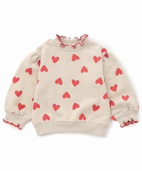 WEB限定  メロウフリル裏起毛トレーナー