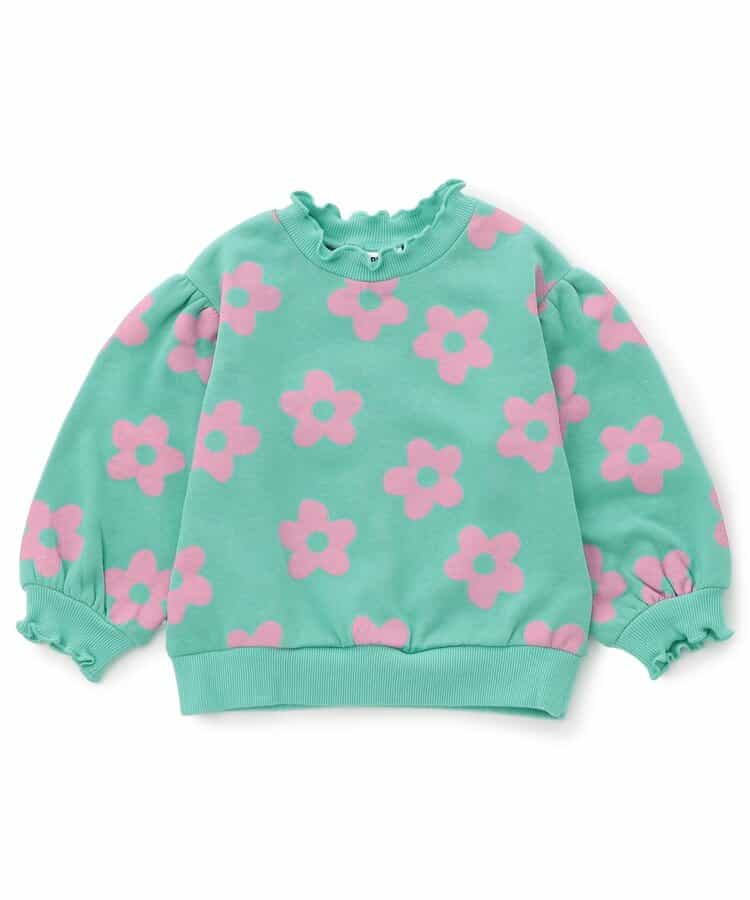 WEB限定  メロウフリル裏起毛トレーナー