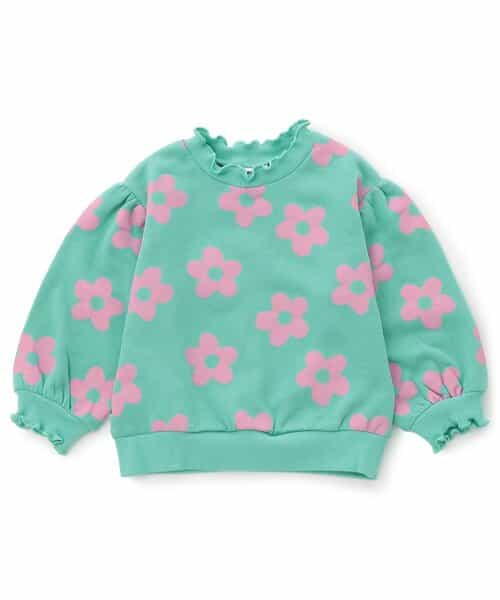 WEB限定  メロウフリル裏起毛トレーナー