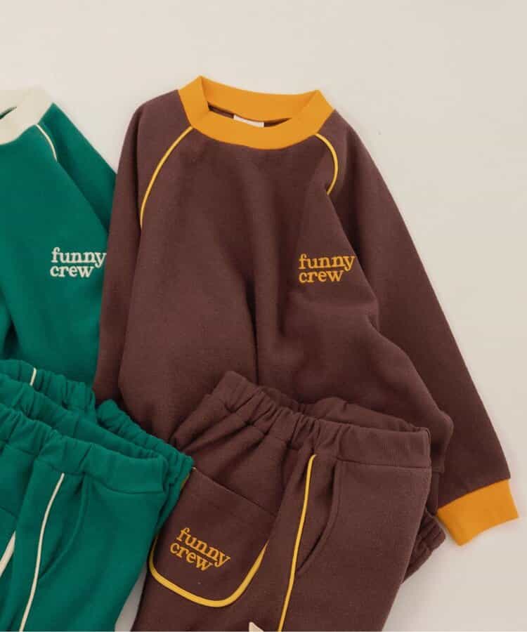 WEB限定  あったか裏起毛パイルトレーナー(セットアップ可)