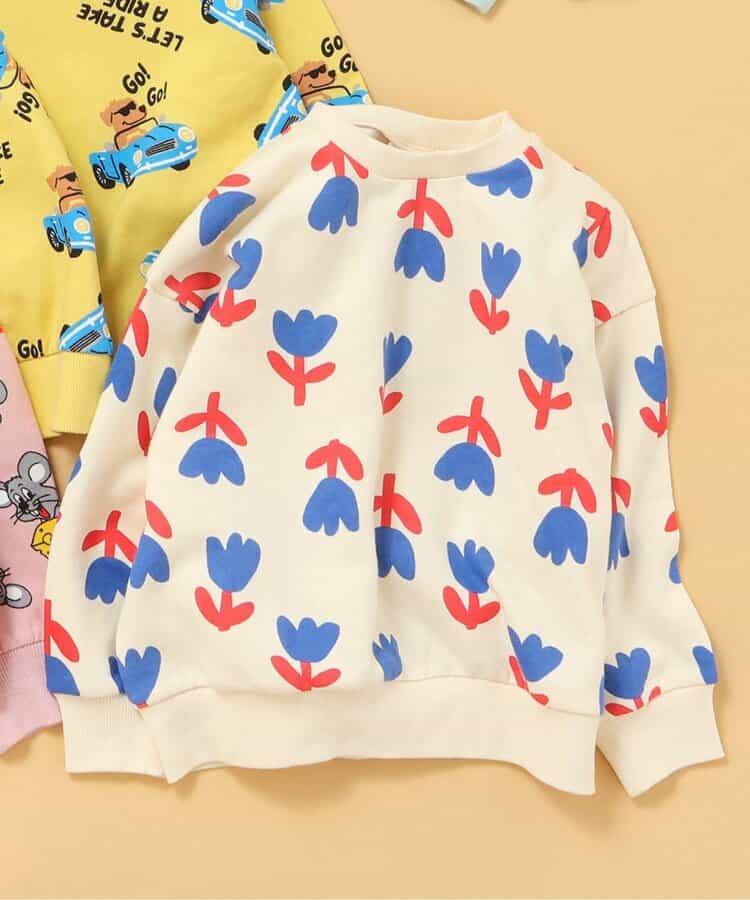 あったかバラエティ総柄トレーナー