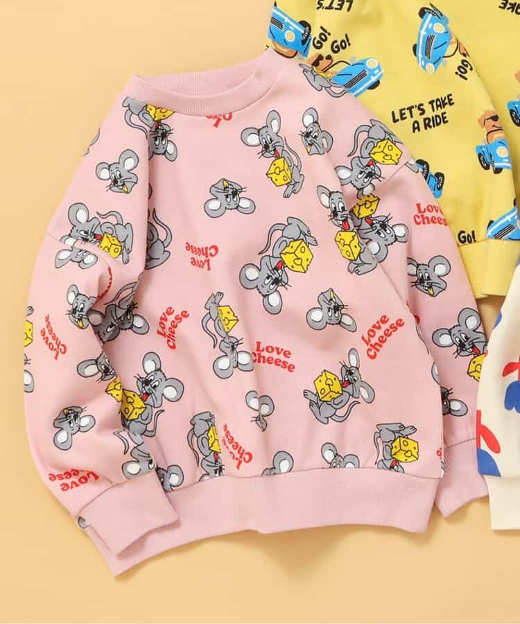 あったかバラエティ総柄トレーナー