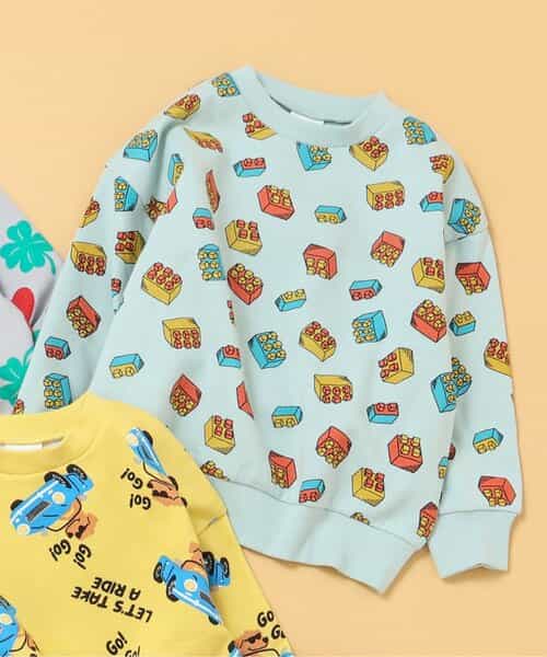 あったかバラエティ総柄トレーナー