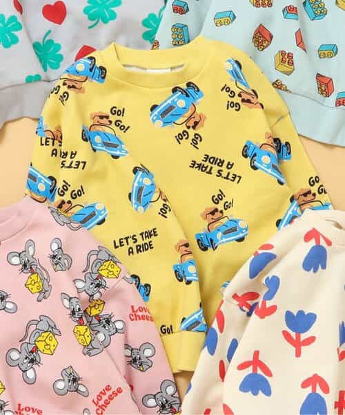 あったかバラエティ総柄トレーナー