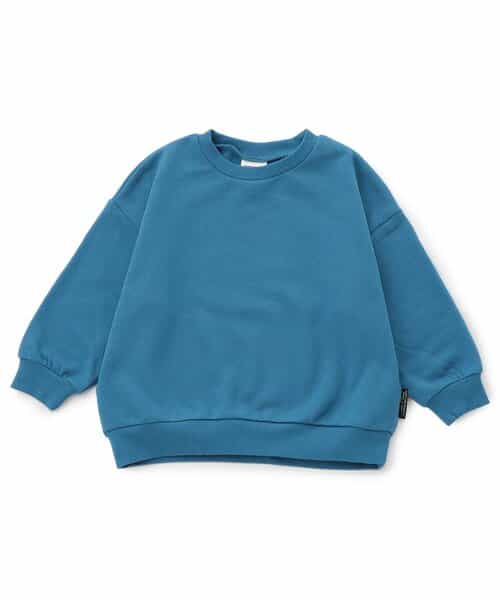 WEB限定  あったか裏起毛無地ボーダートレーナー