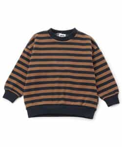 ★SALE★WEB限定  あったか裏起毛無地ボーダートレーナー