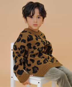 【リンク】総柄バリエーションニット_マシンウォッシャブル