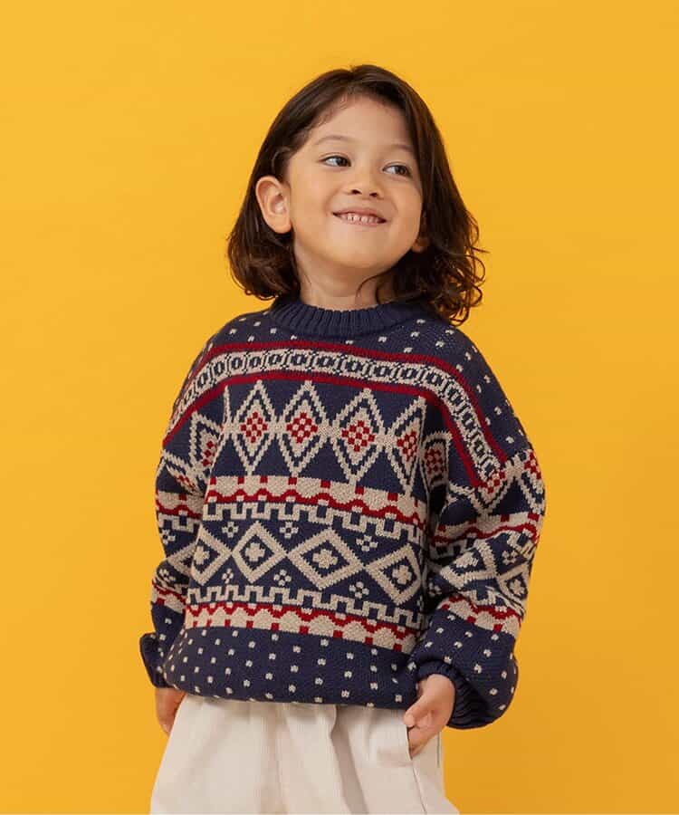 【リンク】総柄バリエーションニット