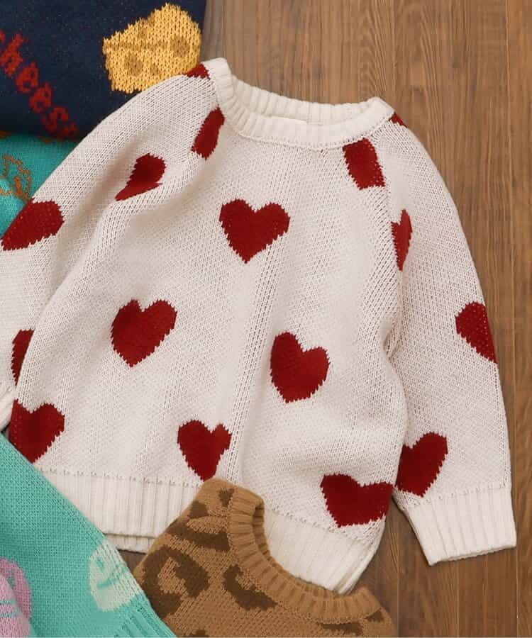 ★SALE★総柄ジャガードニット