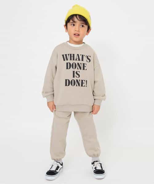 WEB限定 あったか裏起毛ロゴセットアップ