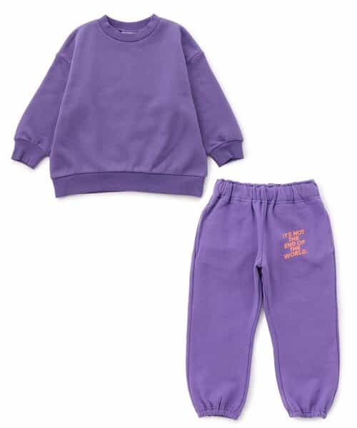 WEB限定 あったか裏起毛ロゴセットアップ