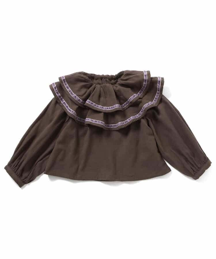 衿フリルトップス