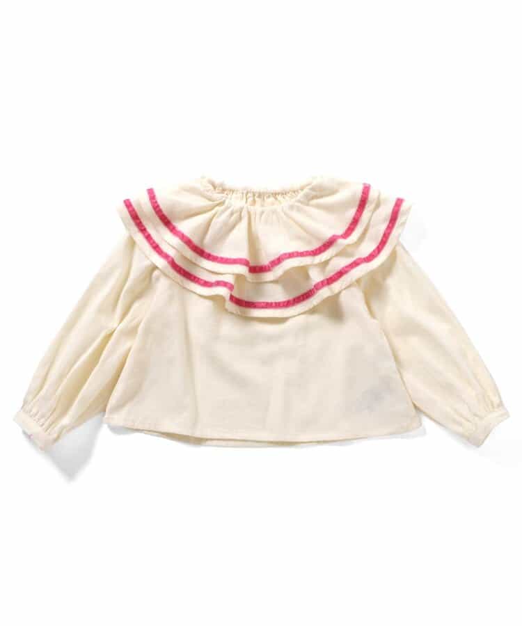 衿フリルトップス