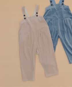 あったかふわとろサロペット  10分丈