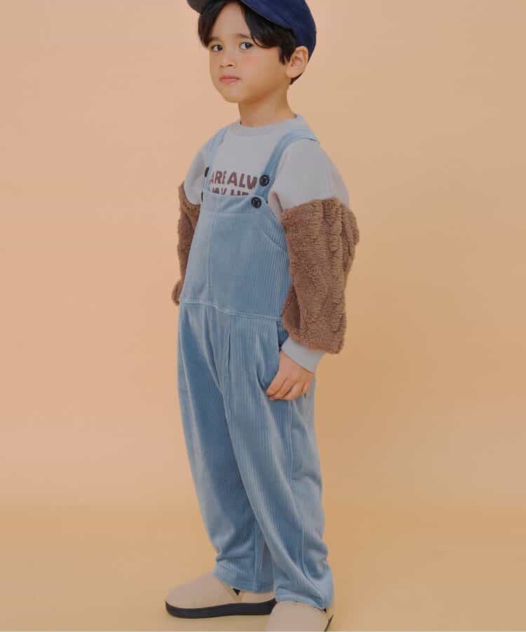 あったかふわとろサロペット  10分丈