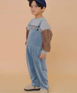 あったかふわとろサロペット  10分丈