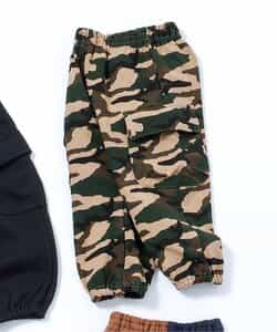 【裏起毛】あったかカーゴパンツ  10分丈