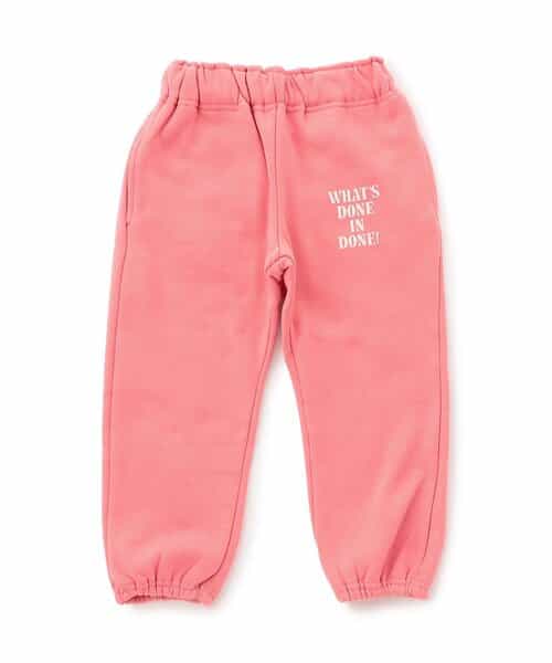 WEB限定  ロゴ裏起毛スウェットパンツ(セットアップ可)  10分丈