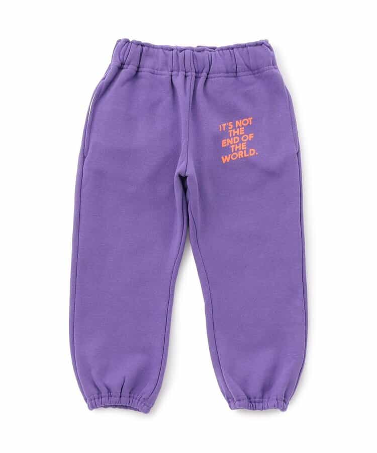 WEB限定  ロゴ裏起毛スウェットパンツ(セットアップ可)  10分丈