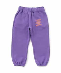 WEB限定  ロゴ裏起毛スウェットパンツ(セットアップ可)  10分丈