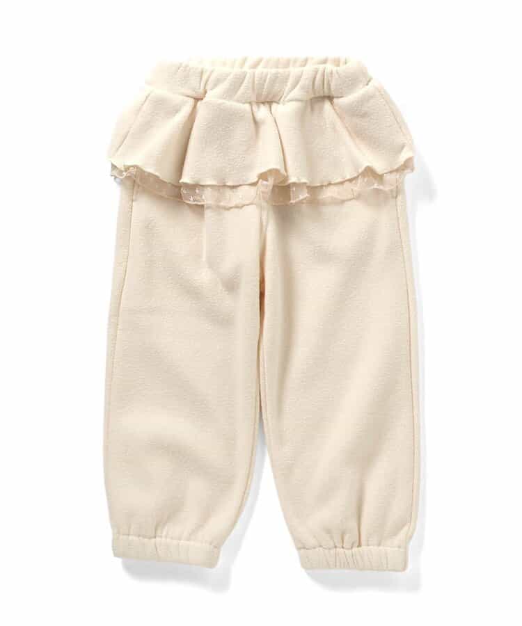 パイルフリルスウェット  10分丈