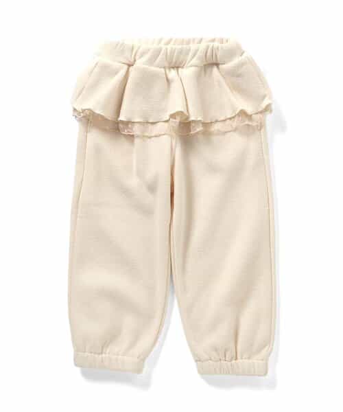 パイルフリルスウェット  10分丈