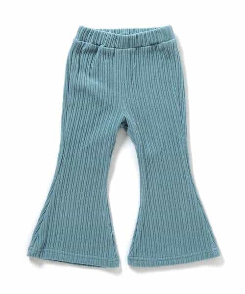 ベロアフレアパンツ（セットアップ可）  10分丈