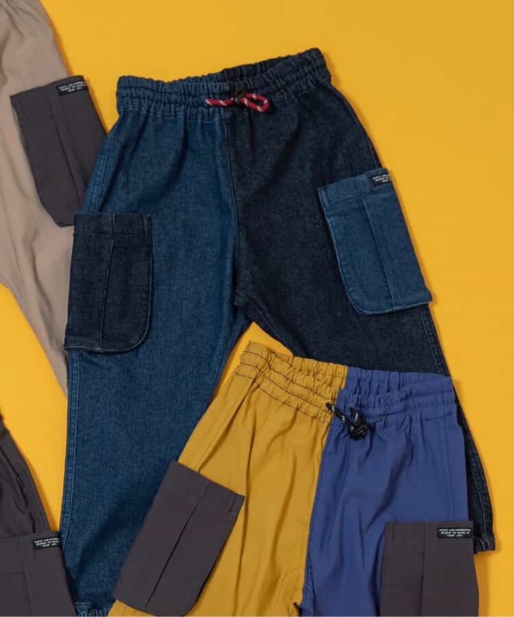 あったからくらくサイドポケットパンツ  10分丈