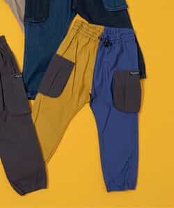 【裏起毛】あったからくらくサイドポケットパンツ  10分丈