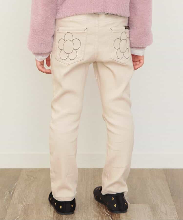 ★SALE★【あったか】ストレートエブリパンツ_裏起毛 10分丈