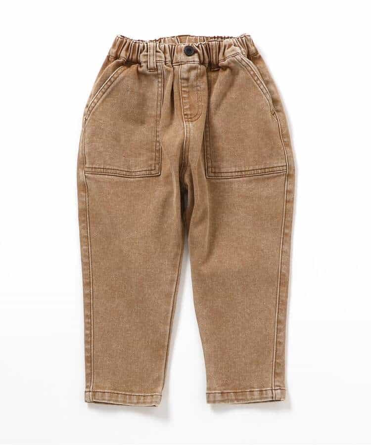 あったかのびのび加工パンツ  10分丈 ストレッチ_1005066