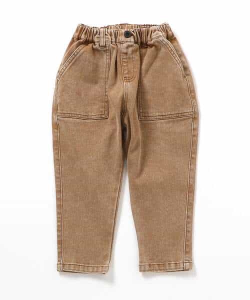 あったかのびのび加工パンツ  10分丈 ストレッチ