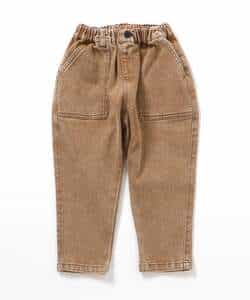 あったかのびのび加工パンツ  10分丈 ストレッチ_1005066
