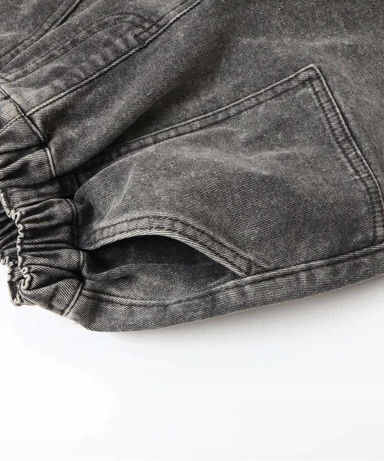 あったかのびのび加工パンツ  10分丈 ストレッチ_1005071