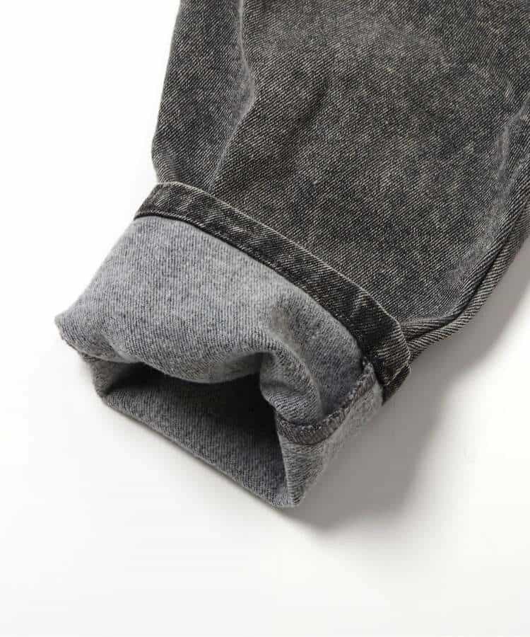 あったかのびのび加工パンツ  10分丈 ストレッチ_1005074
