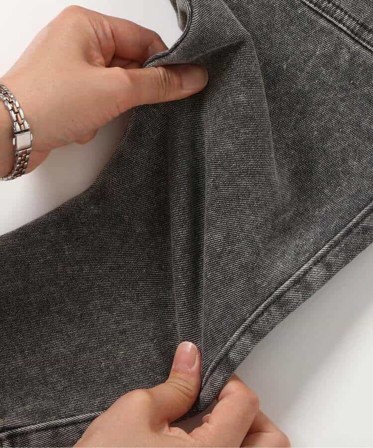 あったかのびのび加工パンツ  10分丈 ストレッチ_1005075