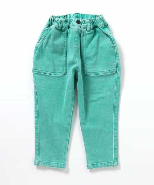 あったかのびのび加工パンツ  10分丈 ストレッチ