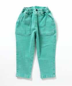あったかのびのび加工パンツ  10分丈 ストレッチ_1005068