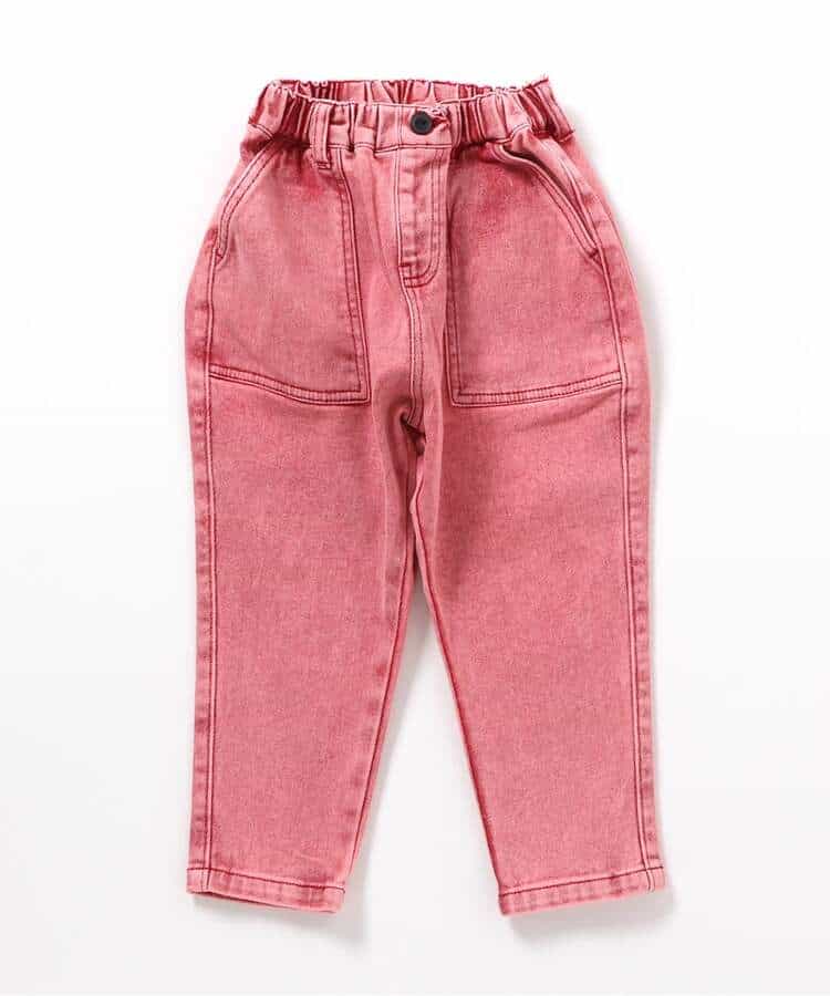 あったかのびのび加工パンツ  10分丈 ストレッチ