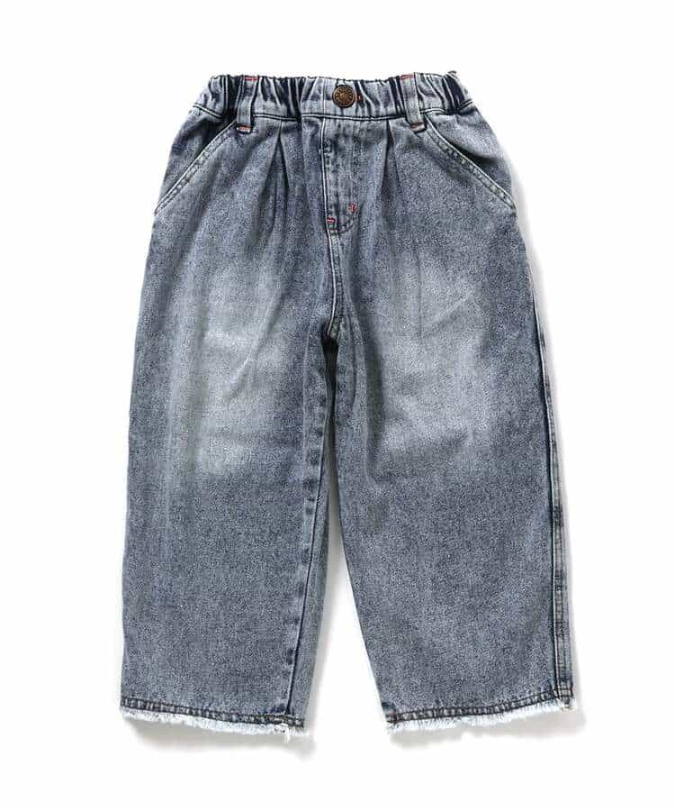 あったかデニムパンツ  10分丈_1007503