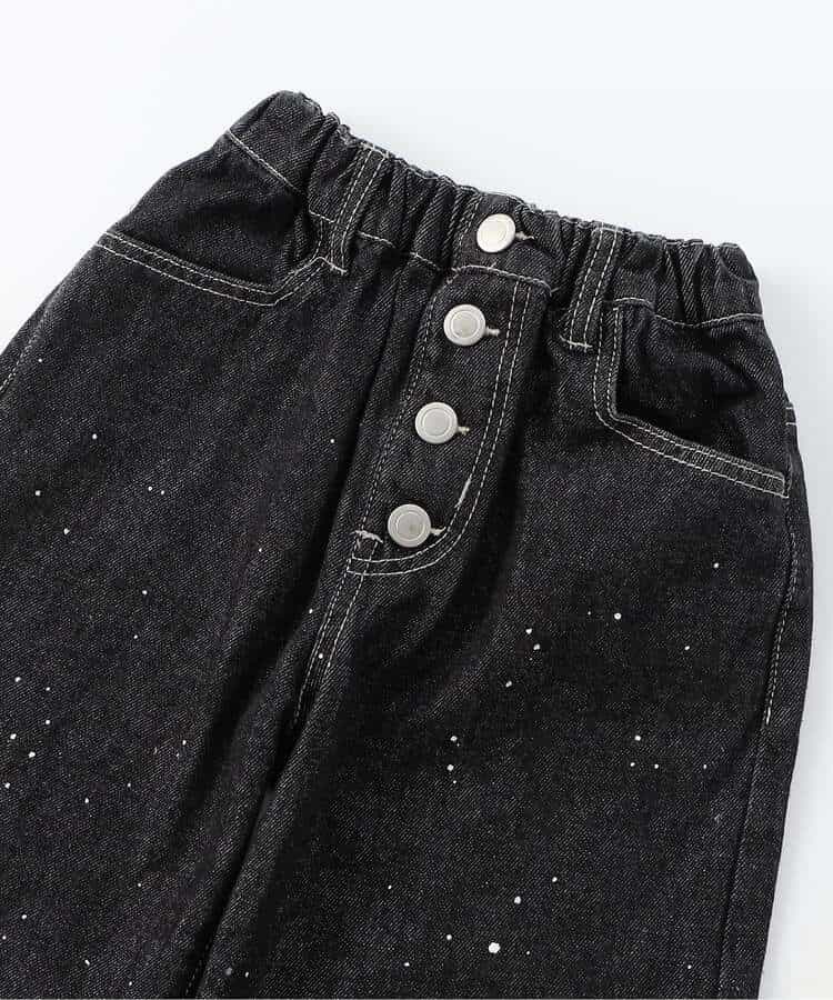 ペイントワイドパンツ  10分丈_1003392