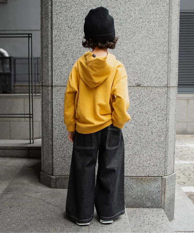 ペイントワイドパンツ  10分丈_1003398