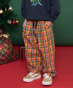 【リンク】チェックパンツ  10分丈