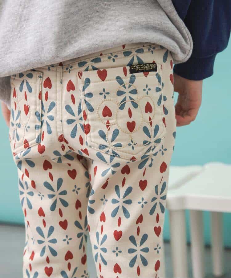 あったかフレアエブリパンツ  10分丈 スーパーストレッチ_989592