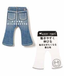 あったかフレアエブリパンツ  10分丈 スーパーストレッチ_989593